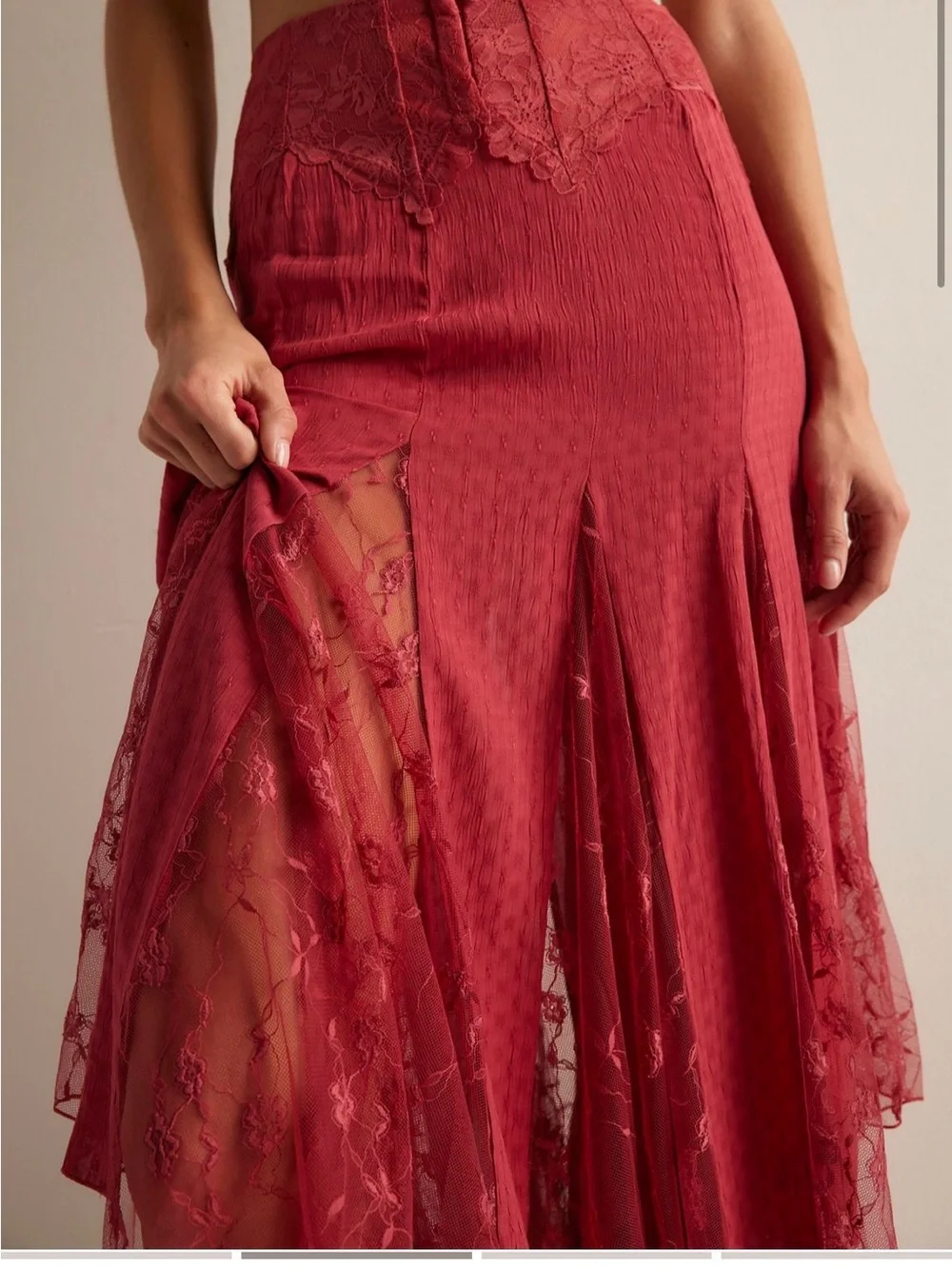 Nice To Meet You Maxi Slip Skirt - Picture 3 of 6